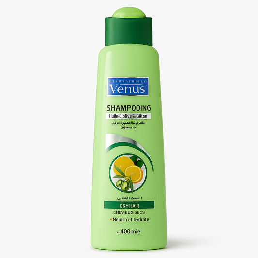 Shampooing Huile d’Olive & Citron 400 ml Venus