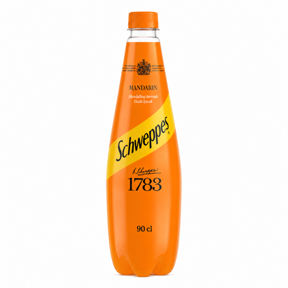 Schweppes Mandarine – Boisson gazeuse à la mandarine (25 cl & 90 cl)