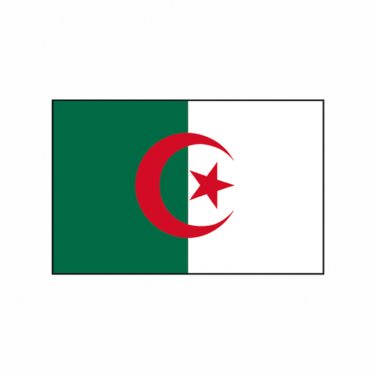Drapeau Algérie 1,5m x 90cm 100% Polyester