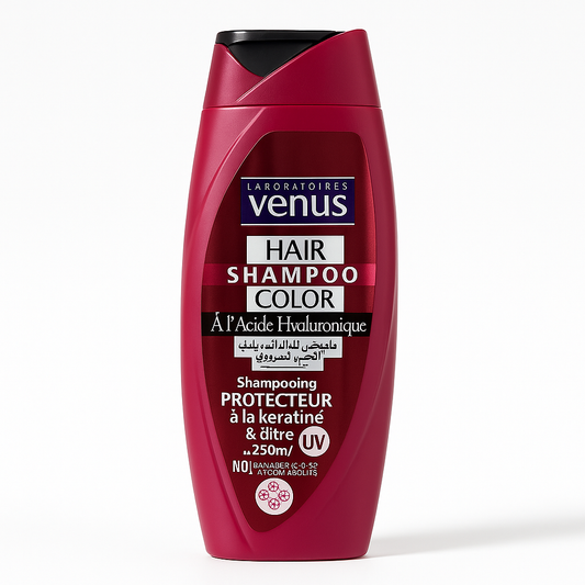 Shampoing Color Protect à la Kératine & Acide Hyaluronique 250ml Venus