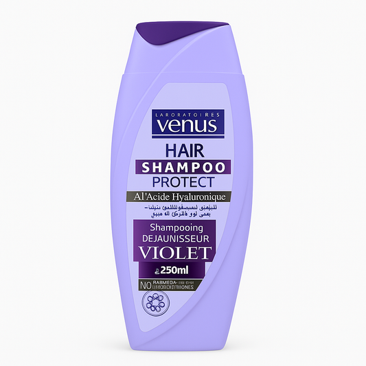 Shampooing Déjaunisseur Violet à l’Acide Hyaluronique 250ml Venus