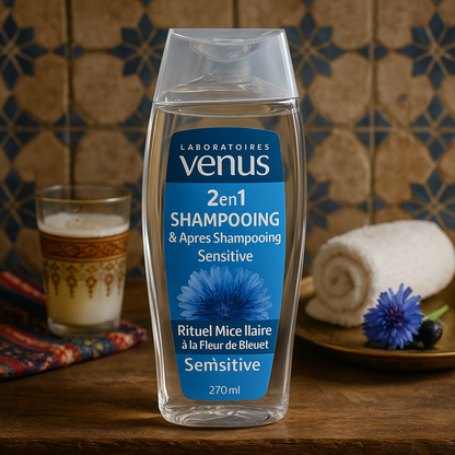 Shampoing & Après-Shampoing – Fleur de Bleuet & Reetha Venus 270ml