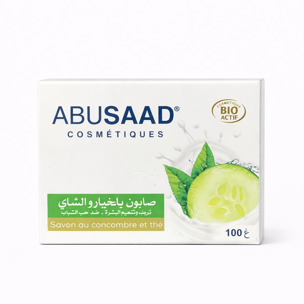 Savon au Concombre & Thé Vert 100g ABUSAAD