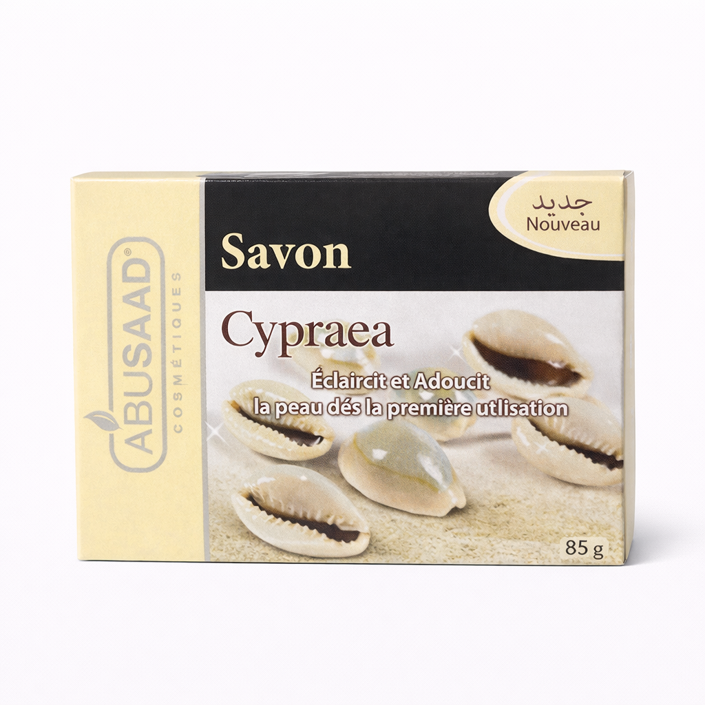 Savon Cypræa Éclaircissant & Adoucissant 85g Abusaad
