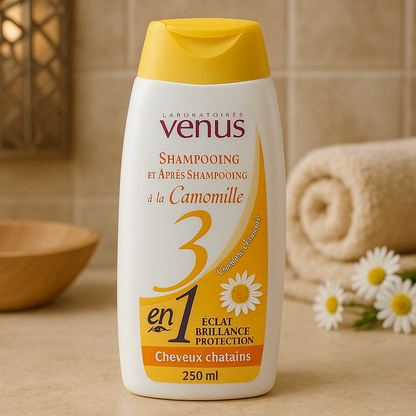 Shampoing & Après-Shampoing 3 en 1 Camomille 250ml Venus