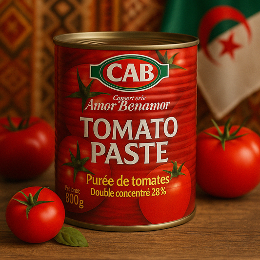 Purée de Tomates Double Concentrée CAB 800 g – 28% Brix