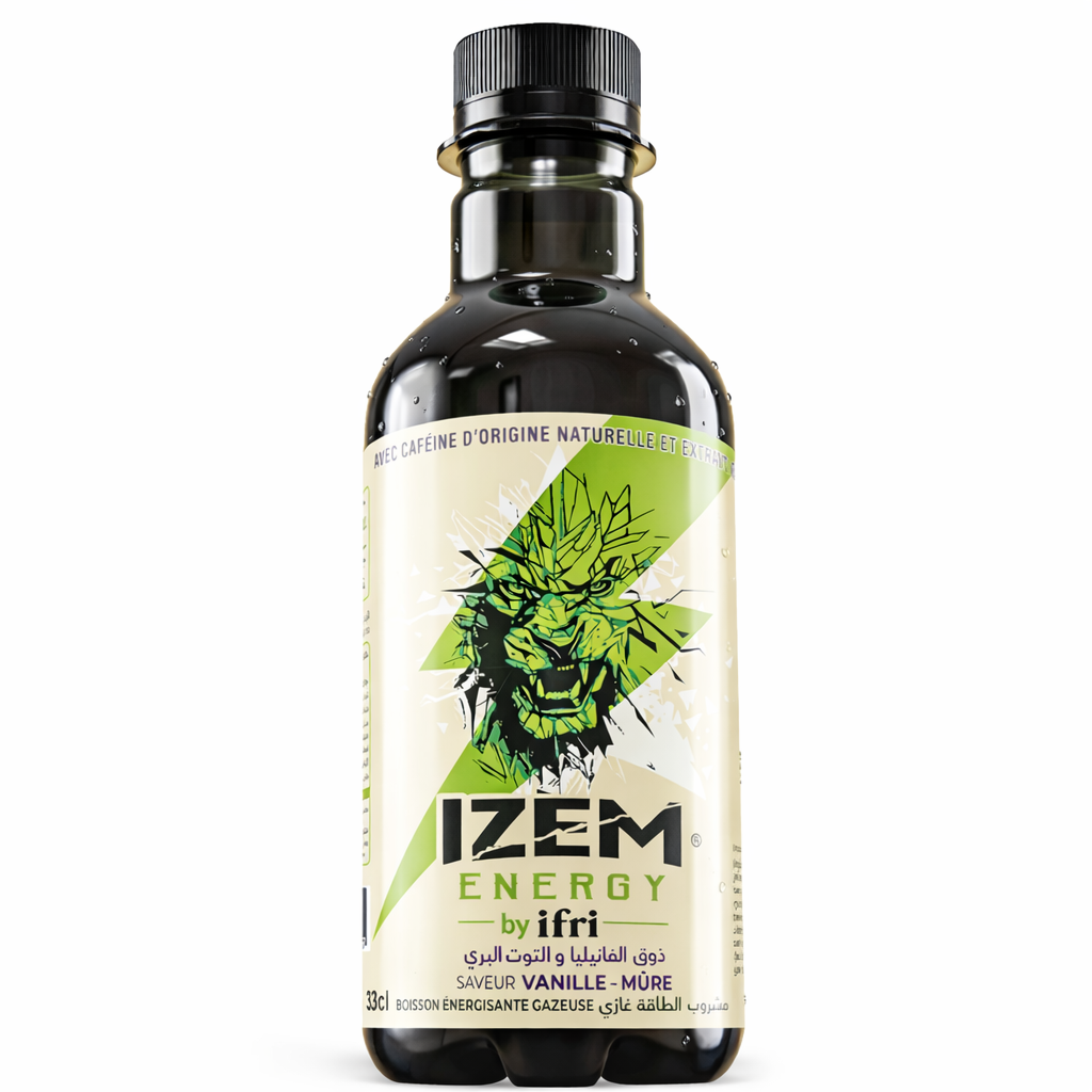 IZEM Energy by Ifri Saveur Vanille-Mûre 33cl