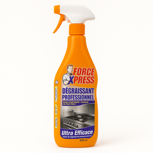 FORCE XPRESS Dégraissant Professionnel 950 ml –Cuisine & Restauration