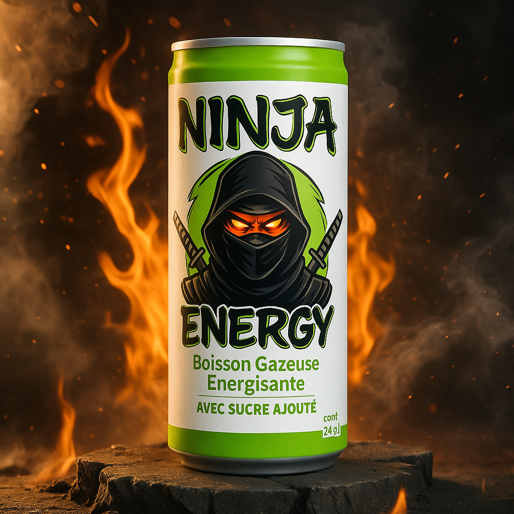 Ninja Energy – Boisson Énergisante Original 24cl