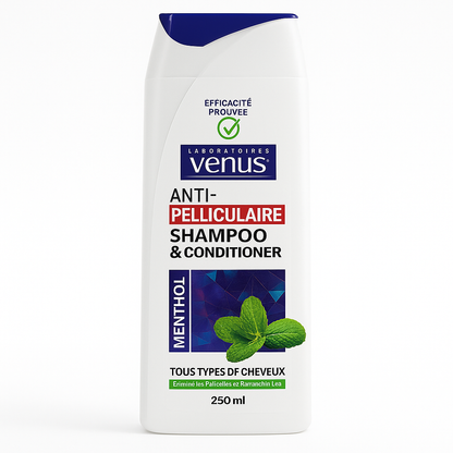 Shampoing Anti-Pelliculaire Menthol 250ml Vénus