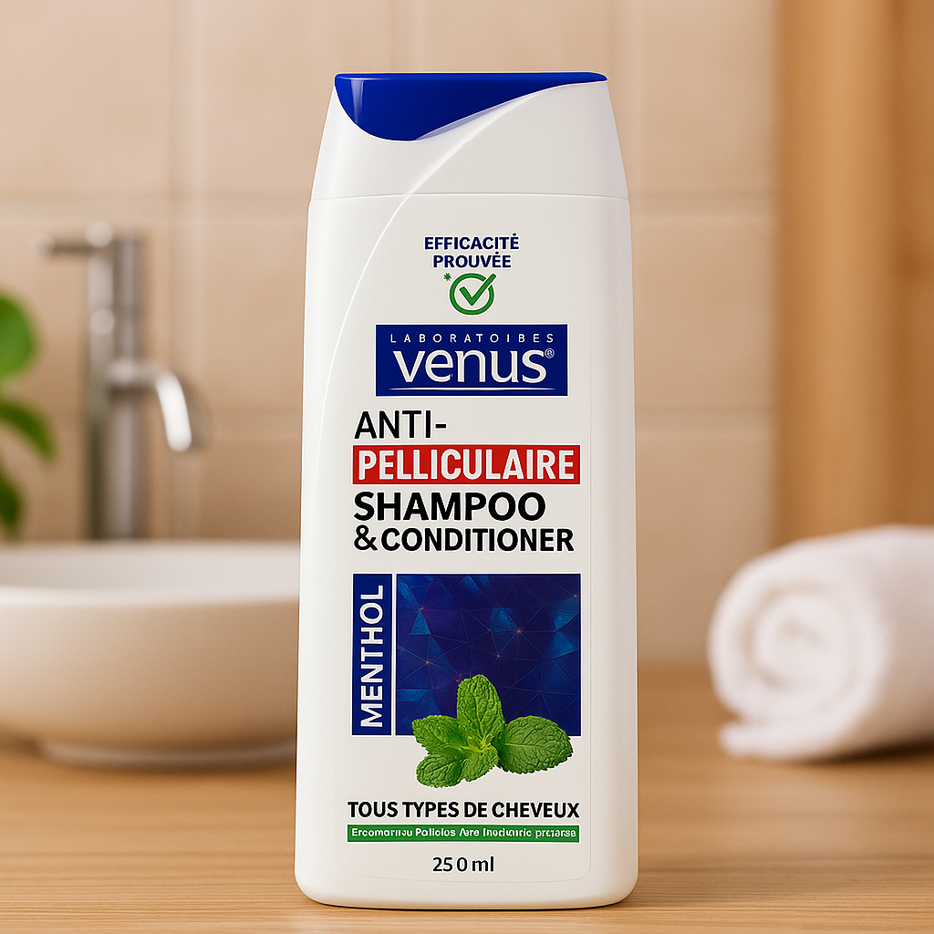 Shampoing Anti-Pelliculaire Menthol 250ml Vénus