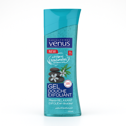 Gel Douche Exfolian Fibres de Luffa & Bambou 240ml Venus