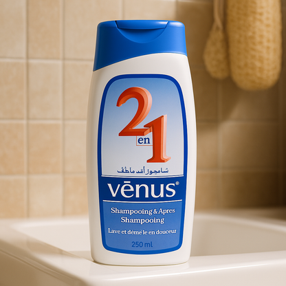 SHAMPOING ET APRÈS-SHAMPOING 2EN1 – 250ml VENUS