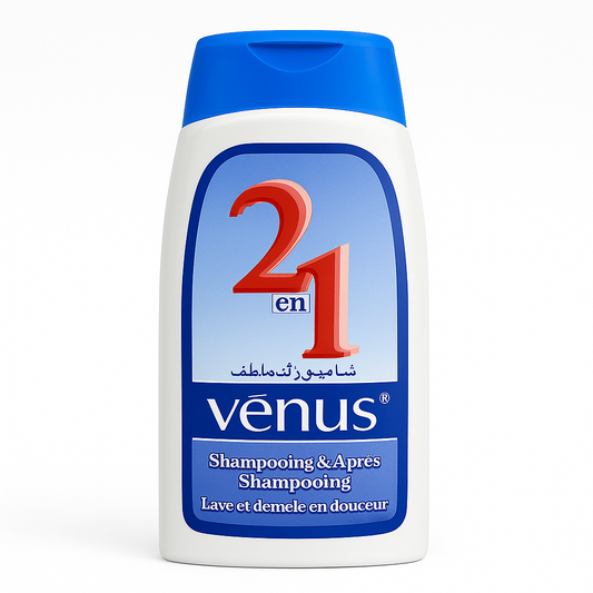 SHAMPOOING ET APRÈS-SHAMPOOING 2EN1 – 250ml VENUS