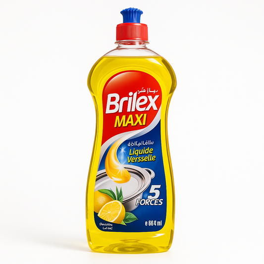 Liquide Vaisselle Citron 5en1 650ml BRILEX