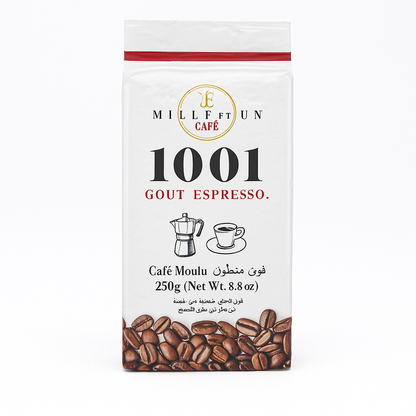 Café Moulu Goût Espresso 250g 1001