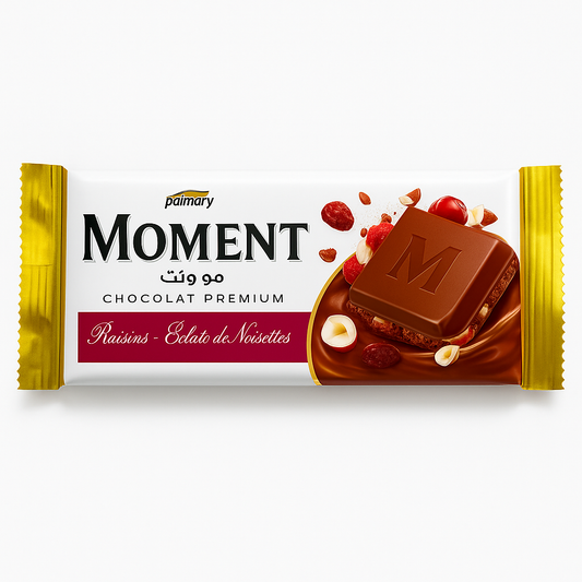 Moment Chocolat Raisins & Noisettes – 100g Palmary