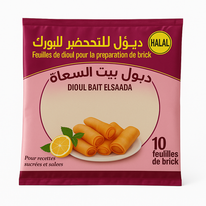 Feuilles de Brick 10 Feuilles 180g Bait El Saâda