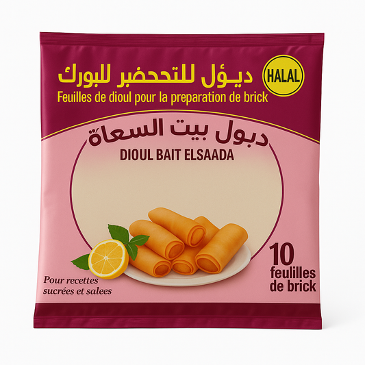 Feuilles de Brick 10 Feuilles 180g Bait El Saâda