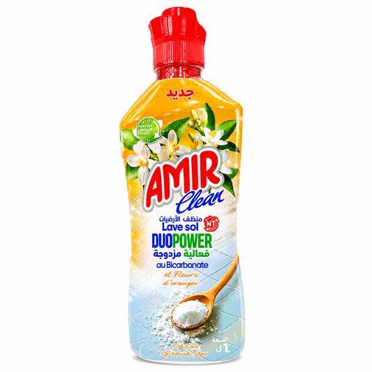 Amir Clean Duo Power Bicarbonate & Fleurs d’Oranger 1L
