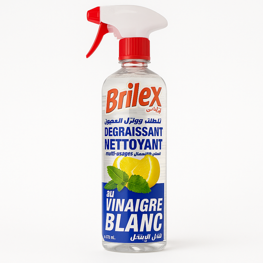 Nettoyant Dégraissant au Vinaigre Blanc 650ml Brilex