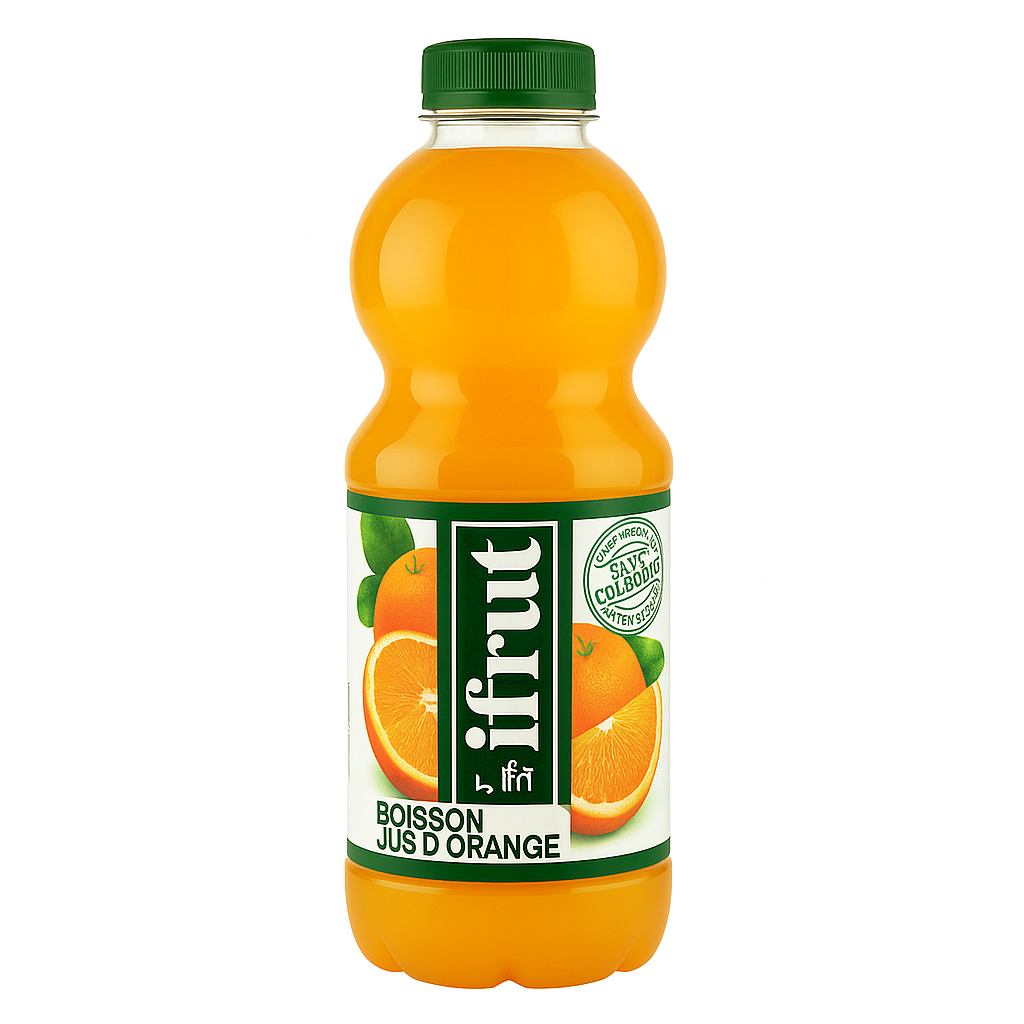 Ifruit Orange 3x1L – Fruity Drink Without Preservatives, Natural and Fresh Orange Taste