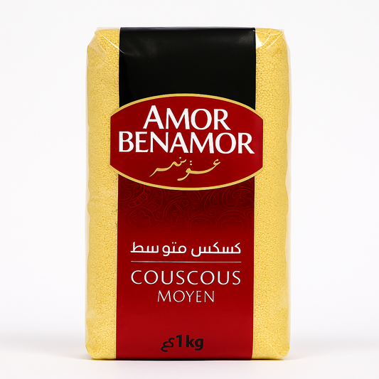 Couscous Moyen 1kg AMOR BENAMOR
