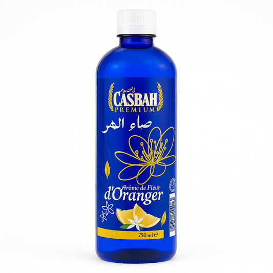 Eau de Fleur d’Oranger 750ml CASBAH Premium
