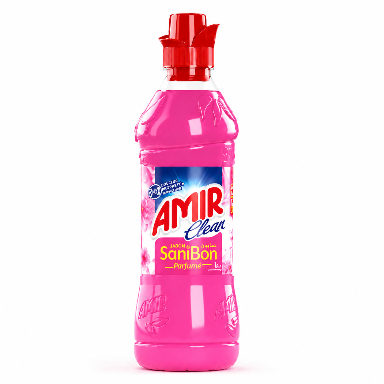 Amir Clean Sanibon Rose 1 L – Nettoyant WC & Salle de Bain