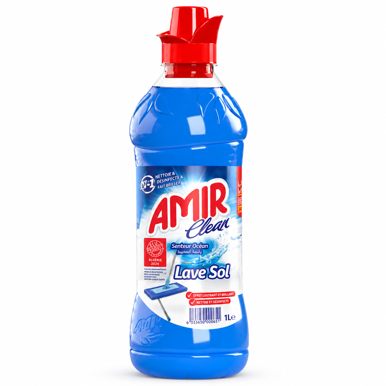 Amir Clean Sanibon Océanique 1 L – Nettoyant WC & Salle de Bain
