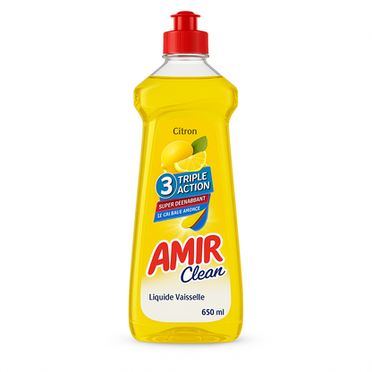 Liquide Vaisselle Citron 650ml Amir Clean
