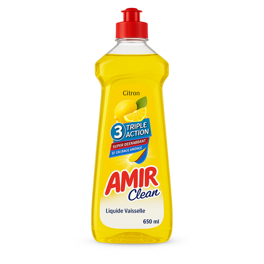 Liquide Vaisselle Citron 650ml Amir Clean