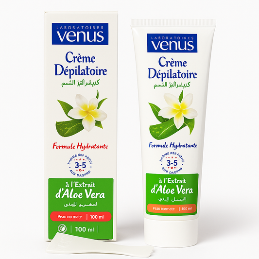 Crème Dépilatoire à l’Aloe Vera 100ml Venus
