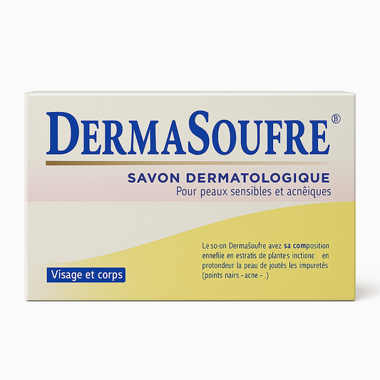 Savon Dermatologique – Visage & Corps 85g DermaSoufre