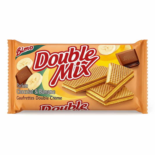 Gaufrettes Chocolat & Banane 200g Bimo Double Mix