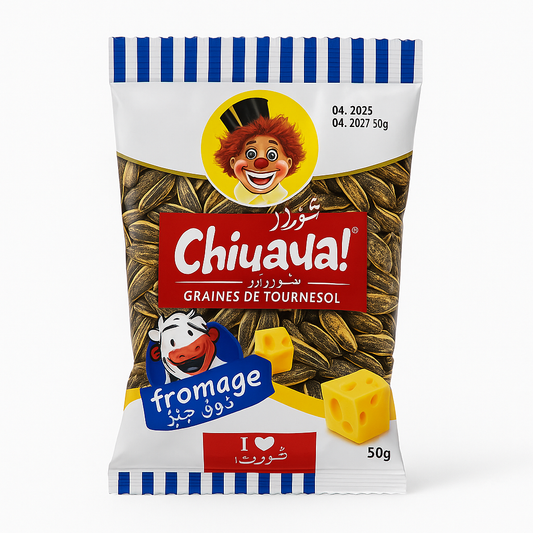 Graines de Tournesol Fromage 50g Chihuahua