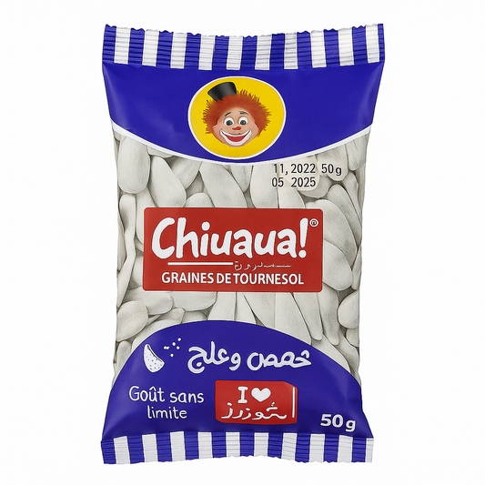 Graines de Tournesol Salées Goût Original 50g Chihuahua