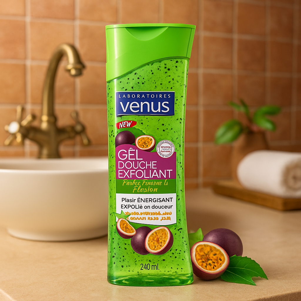 Gel Douche Exfoliant Fruit de la Passion 240ml Venus