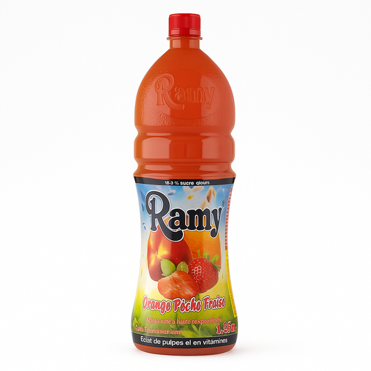 Ramy Orange Pêche Fraise 1,25L