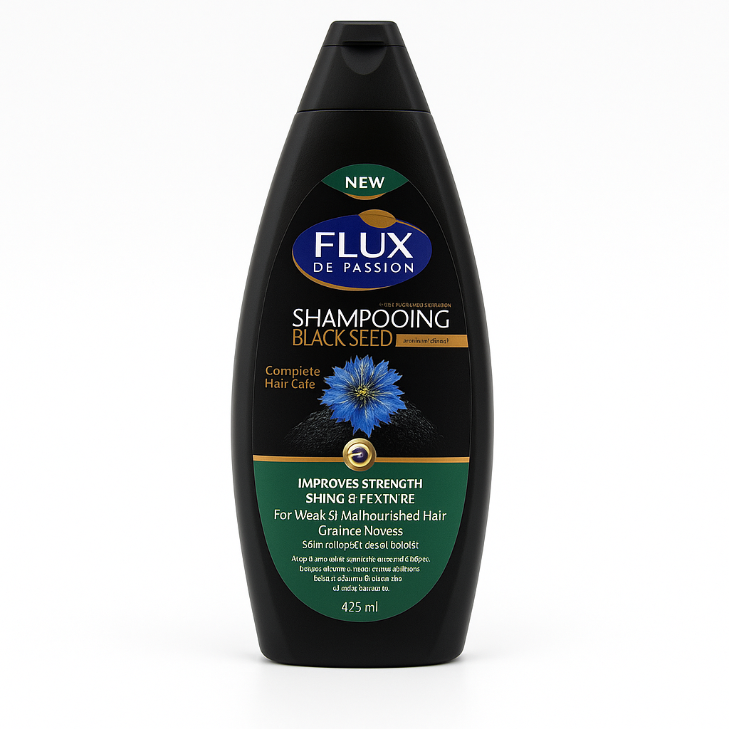 Shampoing Black Seed Graines Noires 425ml Flux de Passion