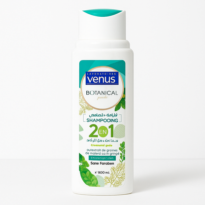 Shampoing Botanical Fresh 2-en-1 Moringa & Cresson 400ml Venus