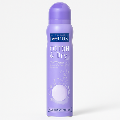 Déodorant Femme Coton & Dry 24h Venus