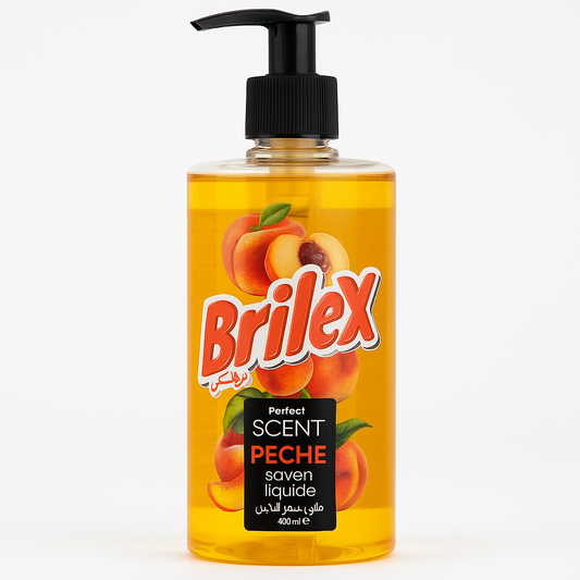 Savon Liquide Pêche 400ml Brilex
