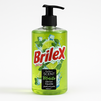Savon Liquide Parfum Mojito 400ml Brilex