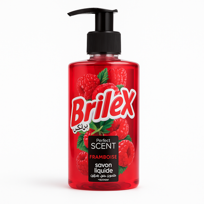 Savon Liquide Framboise 400ml Brilex