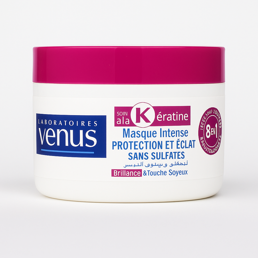Masque HairExcell Shine sans sulfates à la kératine 250ml  Vénus