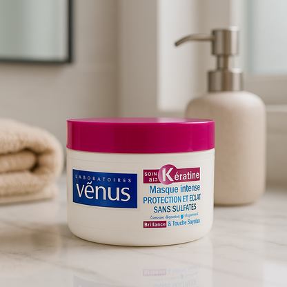 Masque HairExcell Shine sans sulfates à la kératine 250ml  Vénus