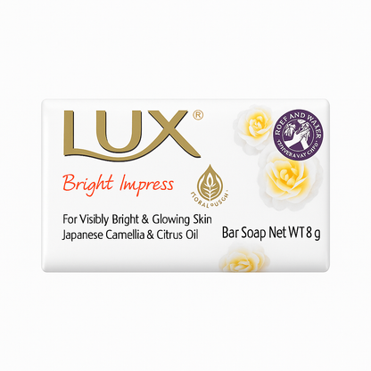 Savon Solide Bright Impress – Camélia Japonais & Huile d’Agrumes 80g Lux