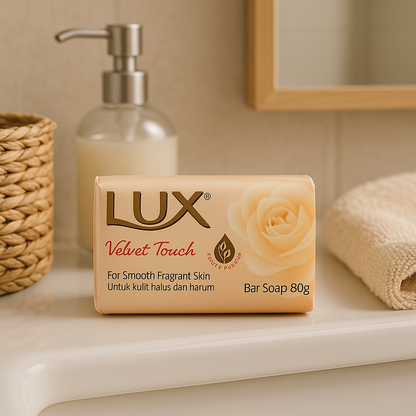 Savon Solide Velvet Touch – Jasmin & Huile d’Amande 80g Lux