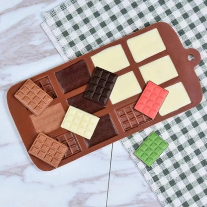 Moule à chocolat en silicone avec 12 emplacements Accessoire pâtisserie antiadhésif